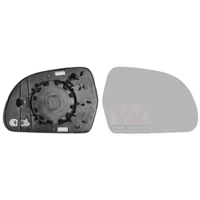 Billede af VAN WEZEL 0327832 Spejlglas højre AUDI: A4 B8 Avant, A3 Sportback, Sedan, SKODA: Superb II Stationcar, Octavia 2 Combi, Hatchback
