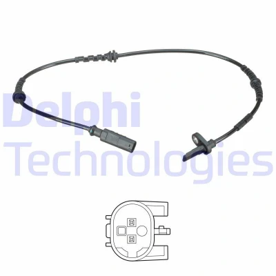 Billede af DELPHI SS20596 ABS sensor aktiv 735 FIAT: Panda II Hatchback