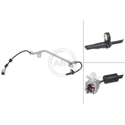 Billede af A.B.S. 31944 ABS sensor aktiv 620 sort SUBARU: Outback III, Legacy 4