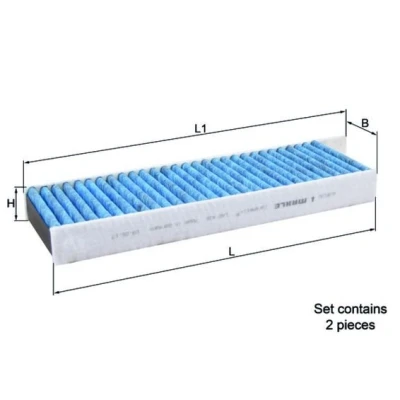 Billede af MAHLE ORIGINAL LAO 428/S Kabinefilter Aktivkulfilter, med antiallergisk virkning, antibakteriel virkning 330,0 96 30,0 CST4624