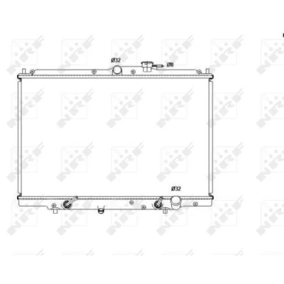 Billede af NRF 53515 Radiator Aluminium 661 423 19 Loddet køleripper