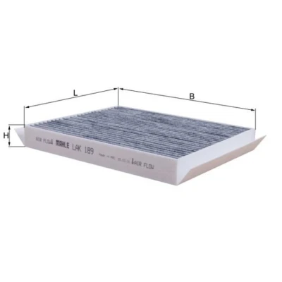 Billede af Filter, indvendig luft KNECHT LAK 189