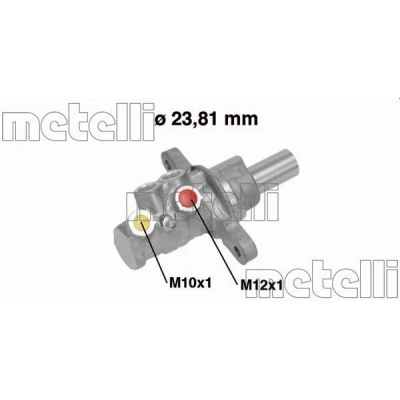 Billede af METELLI 05 0724 Bremsehovedcylinder 23,81mm Aluminium PEUGEOT: 308 I SW