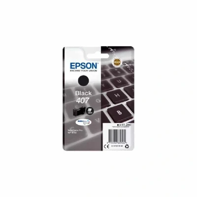 Billede af Epson 407 sort blækpatron 41,2 ml C13T07U140 original