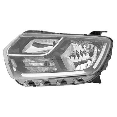 Billede af VAN WEZEL 1557965 Forlygter venstre H7/H1 med blinklys (LED) til højrekørsel indstillingsmotor for LWR PX26d