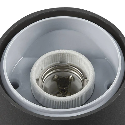 Billede af SLV Grafit stibelysning antracit cylinder 90 cm