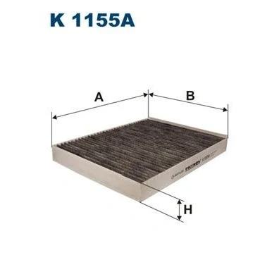 Billede af Filter, indvendig luft FILTRON K 1155A