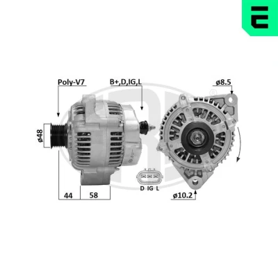 Billede af ERA 209680A Generator 14V 120A