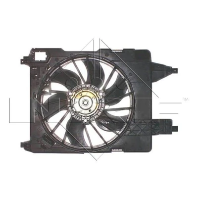 Billede af NRF 47368 Køleventilator 383 12 120 med kølerventilatorramme (karm) RENAULT: MEGANE 2