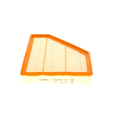 Billede af BOSCH F 026 400 119 Luftfilter 65 235 301 Filterindsats BMW: X1, 3 Sedan, 1 Hatchback