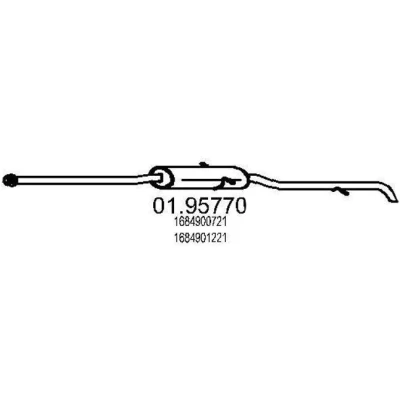 Billede af MTS 01.95770 Lydpotte 2150 MERCEDES BENZ: A klasse