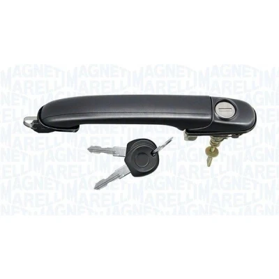 Billede af MAGNETI MARELLI 350105027800 Dørgreb foran med låsecylinder sort ubelagt VOLKSWAGEN: Polo III Hatchback, Classic