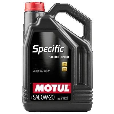 Billede af Motul Specific 508 00 509 0W 20 5l Motorolie 107384 VOLKSWAGEN: Polo V Hatchback, Golf 7, 7 Variant, SKODA: Octavia 3 Combi