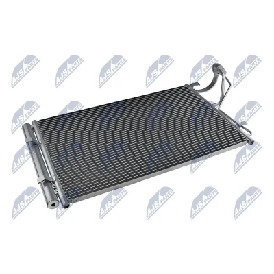 Billede af NTY CCS HY 014 Kondensator med tørrer Aluminium 610 KIA: cee‘d II Sportswagon, Hatchback, HYUNDAI: i30 Stationcar, Hatchback