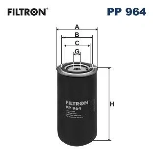 Billede af FILTRON PP 964 Brændstoffilter Påskruet filter