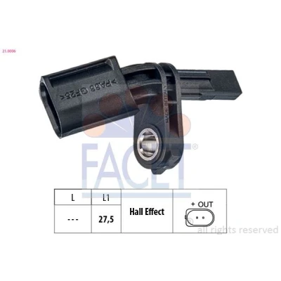 Billede af ABS Sensor FACET 21.0006