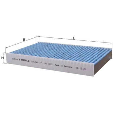 Billede af MAHLE ORIGINAL LAO 1612 Kabinefilter Aktivkulfilter, med antiallergisk virkning, antibakteriel virkning 246 156 30