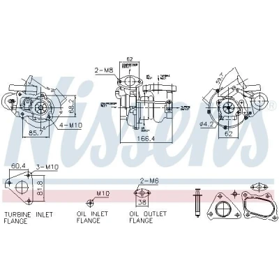Billede af NISSENS 93732 Turbolader pneumatisk