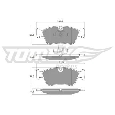 Billede af Bremseklodser TOMEX Brakes TX 13 16