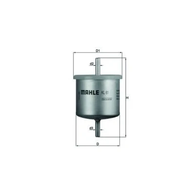 Billede af MAHLE ORIGINAL KL 61 Brændstoffilter Ledningsfilter 8 8,0 FORD: MONDEO 1, StreetKA Cabriolet, 1 Kombi, MAZDA: 121 III Hatchback