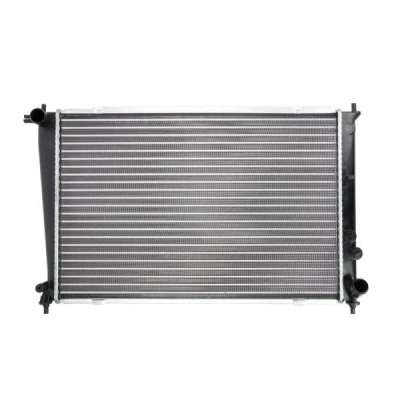 Billede af THERMOTEC D70519TT Radiator Aluminium, plastik til køretøjer med/uden klimaanlæg 650 445 23 manuelt gear Mekanisk fuget køleripper
