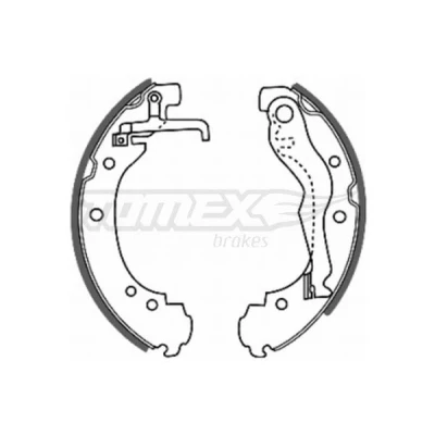 Billede af TOMEX brakes TX 20 47 Bremsebakker bagaksel 268 56 VOLKSWAGEN: TRANSPORTER 4, 4 Bus