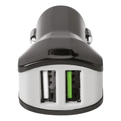 Billede af Celly Biloplader CC2USBTURBOBK Sort Oplader og kabler