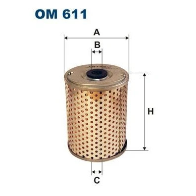 Billede af Hydraulisk filter, styresystem FILTRON OM 611