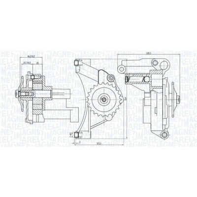 Billede af Oliepumpe MAGNETI MARELLI 351516000014