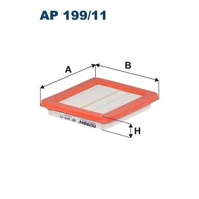 Billede af FILTRON AP 199/11 Luftfilter 22 115 133 Filterindsats