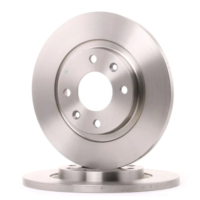 Billede af BREMBO 08.7238.10 Bremseskiver 266 13 4 fuldstændigt med skruer CITROËN: C3 II, C4 II Cactus, Berlingo / First I