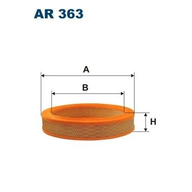 Billede af FILTRON AR 363 Luftfilter 47 232 Filterindsats AUTOBIANCHI: A 112 Hatchback, FIAT: Panda I Hatchback