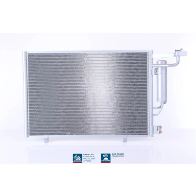Billede af NISSENS 940531 Kondensator med tørrer Aluminium 570 R 134a FORD: FIESTA 6