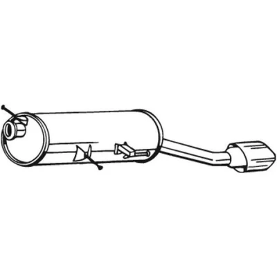 Billede af BOSAL 190 169 Lydpotte PEUGEOT: 307 CC