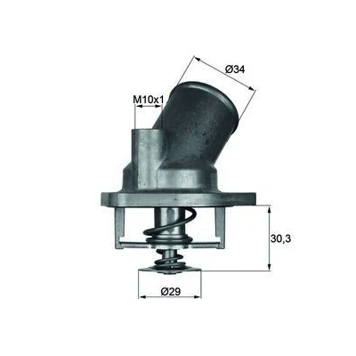 Billede af MAHLE ORIGINAL TI 2 92 Termostat med pakning OPEL: Vectra A Sedan, Astra F CC, Calibra