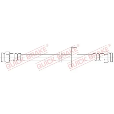 Billede af QUICK BRAKE 22.110 Bremseslange 198 M10x1