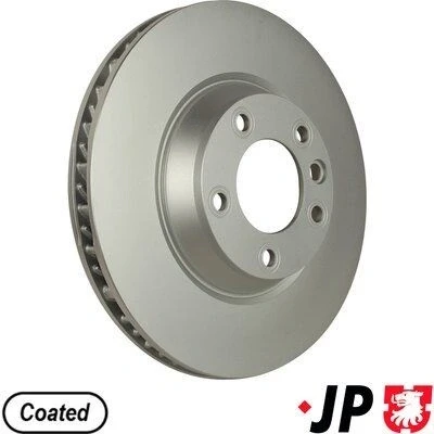 Billede af JP GROUP 1163105170 Bremseskiver venstre foraksel 350 34 5 ventileret coatet PORSCHE: Cayenne, VOLKSWAGEN: Touareg I, AUDI: Q7