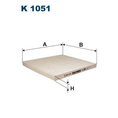 Billede af FILTRON K 1051 Kabinefilter Partikelfilter 235 223 18 RENAULT: Scénic 1