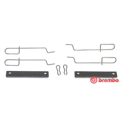 Billede af BREMBO A 02 214 Tilbehørssæt, skivebremsebelægning PEUGEOT: 505 Sedan, 106 II Hatchback, CITROËN: Saxo Hatchback