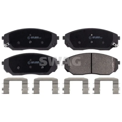Billede af SWAG 91 6471 Bremseklodser foraksel med akustisk advarsel for slid KIA: SORENTO 1