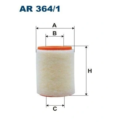Billede af FILTRON AR 364/1 Luftfilter 135 106 Filterindsats SMART: City Coupe, Roadster Cabriolet