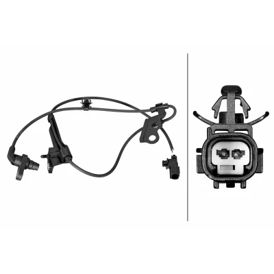 Billede af HELLA 6PU 358 218 701 ABS Sensor med klemme Hall princip 2 1020