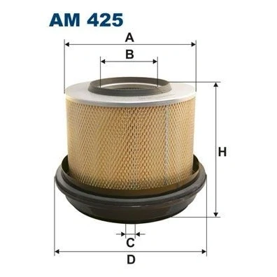 Billede af FILTRON AM 425 Luftfilter 255 276 Filterindsats MERCEDES BENZ: LK/LN2