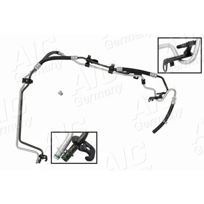 Billede af AIC 58921Set Hydraulikslange, styretøj fra hydraulikpumpe til tandstang, ekspansionsbeholder FORD: Focus 2 Kombi,
