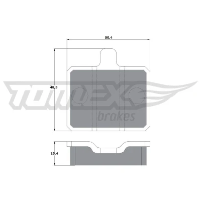 Billede af TOMEX brakes TX 10 25 Bremseklodser foraksel