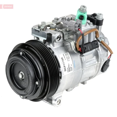 Billede af DENSO DCP17169 Kompressor 6SBU16C 12 PAG 46 R 134a med magnetkobling MERCEDES BENZ: E klasse T modell, Sedan