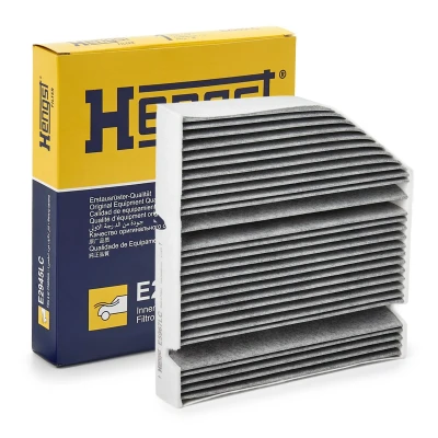 Billede af HENGST FILTER E5967LC Kabinefilter Aktivkulfilter 260 245 40 MERCEDES BENZ: E klasse Sedan, C T modell, Sedan