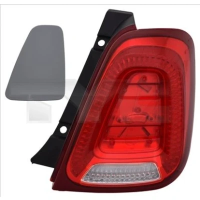 Billede af TYC 11 14114 01 2 Baglygter venstre uden lampeholder FIAT: 500 Hatchback