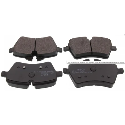Billede af MAPCO 6621 Bremseklodser foraksel med anti knirke plade MINI: Hatchback, Clubman, Cabriolet