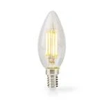 Billede af LED lampe Pære E14 Stearinlys 4.5 W 470 lm 2700 K Varm Hvid Antal lamper i emballagen: 1 stk. Klart